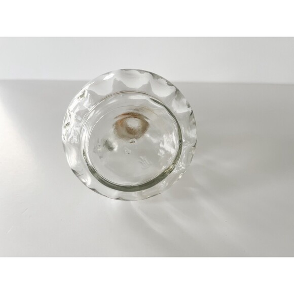 Vintage 1950s Anchor Hocking Clear Glass Oil Vinegar Cruet Syrup Bottle  Stopper - Picture 3 of 5